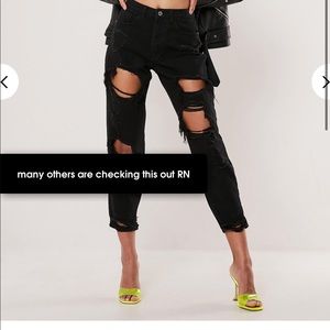 NWT “Riot High Rise Ripped Jean”